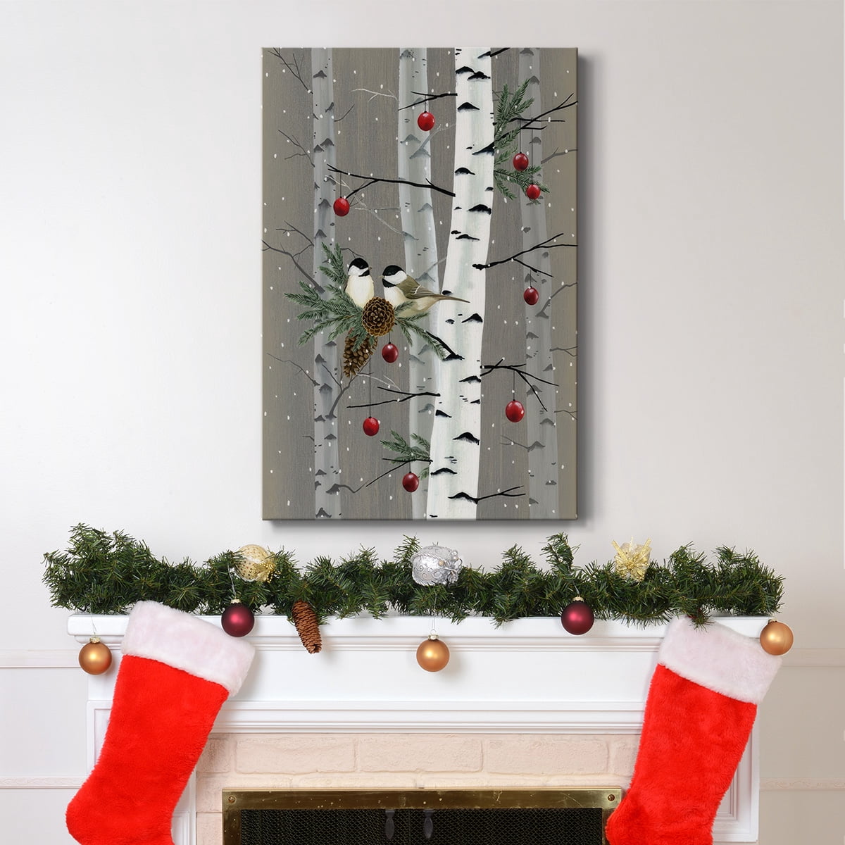 Birch Birds II- Gallery Wrapped Canvas