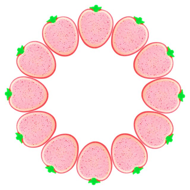 unbranded 12Ud Esponja De Gamuza Fresa Rosa Para Fregar Platos Y Superficies Sensibles
