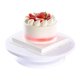 thumbnail image 4 of Kit de herramientas de pastel de 6 piezas 280mm Decoración de pasteles Plataforma giratoria giratoria Cocina Soporte de plataforma de exhibición giratoria con espátula y más suave MABOTO Tocadiscos para tartas, 4 of 7