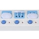 thumbnail image 1 of Cubierta de enchufe eléctrico, 100 piezas, tapa de enchufe de salida para bebé, protector de enchufe de salida, tecnología innovadora, 1 of 11