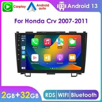 For Honda CRV 2007 2008 2009 2010 2011 Bluetooth Android 13 Wireless Apple Carplay 2 32GB Car Stereo Radio Head Unit GPS Navigation Player