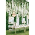 thumbnail image 5 of Bueautybox 12/6/1 PCS Wisteria Artificial Flower 45 inch Bushy Silk Vine Ratta Hanging Garland Hanging for Wedding Party Garden Outdoor Greenery Office Wall Decoration, 5 of 7
