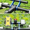 thumbnail image 3 of EeaseCA 20cm Road Cycling Bike Double Handlebar Extension Mount Carbon Fiber Extender Holder Set Extender Mount Bracket (Blue), 3 of 8
