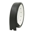 thumbnail image 1 of Cinturón sin hebilla Cinturón de cuero PU Cinturón 3.3 cm Ancho Cinturón occidental Correa de repuesto para accesorio de vestuario Vestido de fiesta blanco negro Yinane Cinturón sin hebilla, 1 of 7