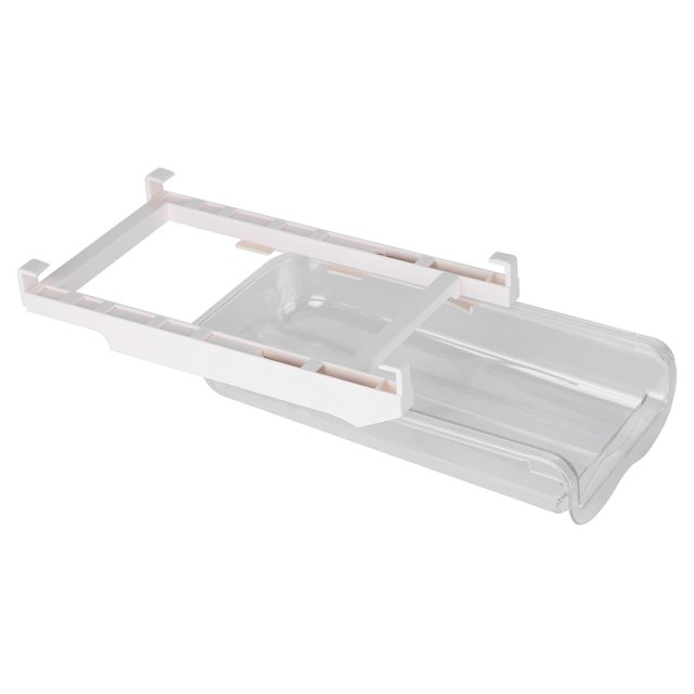 Soporte Para Huevos, Instalación Con Un Solo Clic, Caja De Almacenamiento De Huevos De Longitud Ajustable, 14 Rejillas Con 4 Ganchos Para Refrigerador YLSHRF Egg Tray