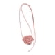 thumbnail image 2 of Gargantilla de flores, collar con correa larga, elegante, cadena para la cintura y el cuello, gargantilla de flores Rosa, 2 of 7