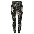 thumbnail image 6 of SNOWSONG Halloween Leggings for Women Halloween Women's High Waisted Bottom Pants Tummy Tuck Printed Leggings Pantyhose Plus Size Leggings Womens Leggings Tummy Control Leggings Black L, 6 of 6