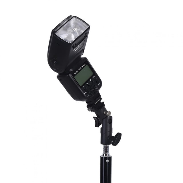 Soporte de Soporte de Flash Tipo e de Aleació de Aluminio Adaptador de Montaje de Zapata Soporte de Paraguas Con Exelente Estabilidad y Durabilidad, Fácil Instalación PARA