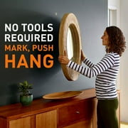 3M CLAW 65 lb. Drywall Picture Hanger with Spot Marker, Gray, Heavyweight Hanging Solution for Room Decor and Office Decor, Including Mirrors or Large Art, 5 Wall Hangers, 3 Spot Markers
