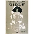 thumbnail image 2 of Dana T. Bennett Co 18x24 Gold Ornate Framed and Double Matted Museum Art Print Titled - Clyde Fitch's Greatest Comedy, ‘Girls’ (1910), 2 of 4