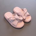 thumbnail image 2 of Toddler Little Kids Shower Pool Slide Sandals Soft-Soled Non-Slip Summer Home Slippers with Cute Bowknot, 2 of 10