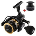 thumbnail image 2 of High Quality Double Spool Fishing Reel 5.5:1 High Speed Ratio Spinning Reel Carp Feeder Fishing Wheel For Fishing Reels ,Rigid Aluminum Skeletal Frame, 2 of 4
