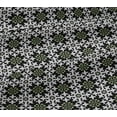thumbnail image 4 of oneOone Cotton Jersey Black2 Fabric Floral & Tiles Moroccan Sewing Fabric By The Yard Printed Diy Clothing Sewing Supplies 58 Inch Wide, 4 of 4