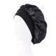 thumbnail image 1 of Nuevo Gorro de dormir de ala ancha liso de satén para mujer, gorro Unisex con banda elástica para la cabeza, gorro para el cuidado del cabello, gorro de noche, gorro de noche, 1 of 5