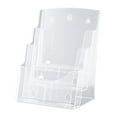thumbnail image 1 of S SERENABLE Acrylic Business Card Display Stand Pamphlet Reception Flyer Brochure Holder 3Tier 23.5x17.3x32cm, 1 of 9
