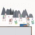 thumbnail image 2 of Wallpops Wpk2578 Kit De Arte De Pared Con Llamas Relajadas, Gris, 2 of 3