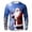 A08-Multicolor, variant on Jinhomg Ugly Christmas Sweatshirt for Men Funny 3D Suit Graphic T-shirts Long Sleeve Crew Neck Print Shirt Santa Claus Xmas Pullover Tops
