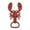 Red, variant on Shoreew Lobster-Shaped Bottle Opener Portable Crayfish Bottle Opener Vintage Bottle Opening Tool for Beer Wine Novelty Bar Accessories