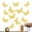 C款金色12只, variant on 3D Butterfly Stickers: Peel and Stick, Removable Wall Decals for Party Decorations - Multi-Functional Home Art for Girls, Ideal as Bedroom and Front Door Backdrop Decor
