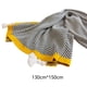 thumbnail image 5 of Manta de punto, manta decorativa para el hogar, manta nórdica moderna a rayas, manta de verano para silla, dormitorio y exteriores, 5 of 5