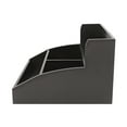 thumbnail image 6 of 3 Shelf Black Bamboo Countertop Tea Station Organizer Coffee Condiment Organizer, 6 of 10
