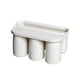 thumbnail image 3 of Portavasos magnético con vaso magnético para enjuague bucal, organizador de cepillos de dientes para hotel Triple, 3 of 9