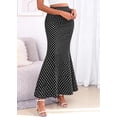 thumbnail image 4 of PRETTYGARDEN Maxi Skirts for Women Summer Flowy High Waisted Polka Dot Mermaid Office Work Spring Fashion Long Skirt, 4 of 8