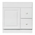 thumbnail image 2 of Pemberly Row 30-Inch 2-Drawer Unassembled Wood Vanity Without Top in White, 2 of 6