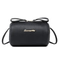 thumbnail image 2 of Portable Retro PU Purse Outdoor Handbag Crossbody Phone Bag Litchi Pattern Women  Shoulder Backpack Korean Style Bag BLACK, 2 of 8