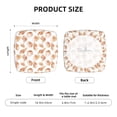 thumbnail image 6 of Square Chair Cushions Cover, Conch Shells Print No.9026 Elastic Office Chair Cover for Dining Chairs with Ties and Removable Cover, Desk Chair Seat Cushion Protectors set of 2, 6 of 7