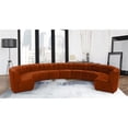 thumbnail image 2 of Meridian Furniture Limitless Cognac Velvet Modular 11 Piece Sectional, 2 of 7