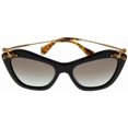 thumbnail image 3 of MIU MIU Sunglasses Women Black MU03PS 1ABOA7 Cateye, 3 of 5