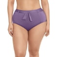 thumbnail image 3 of Time and Tru Women's and Women's Plus High Waisted Tie Front Swim Bottoms, 3 of 4