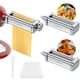 thumbnail image 1 of InnoMoon - Juego de 3 accesorios para máquina de pasta KitchenAid que incluye rodillo de hoja de pasta, espaguetis, cortadores de fettuccine, accesorios de acero inoxidable para KitchenAid, 1 of 5