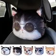 thumbnail image 1 of Bowayaoa Cartoons Car Neck Pillow Headrest, Cute Plush Travel Pillow for Car Seat, Soft Memory Foam Cervical Support for Driving, Office Nap, and Commuting, 1 of 7