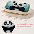 thumbnail image 5 of Panda Velvet Portable Jewelry Box with Removable Compartment - Ultimate Gift for Bracelet and Earring Organization, 5 of 7