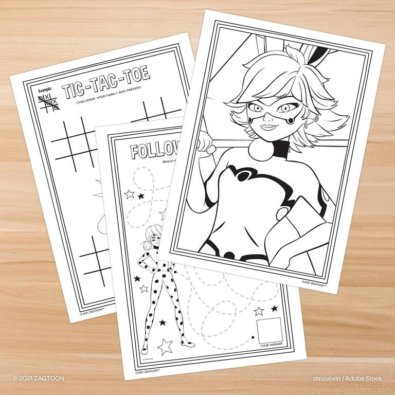Miraculous: Tales of Ladybug & Cat Noir coloring pages, Print and  Color.com
