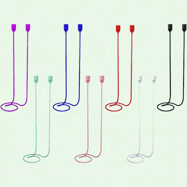 7pcs Magnetic Anti-Lost Straps, Soft Silicone Lanyard Neck Rope for Airpods Pro/3/2/1