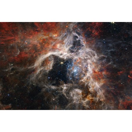 24x36 gallery poster Core of the Tarantula Nebula James Webb Space Telescope