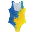 thumbnail image 5 of QHFBli Women's One-Piece Swimsuit Bathing Suit Printed Bikini Jumpsuit, 5 of 7