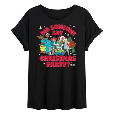 Toy Story - Christmas Party - Women's Oversized T-Shirt