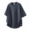 thumbnail image 5 of Luvrsol Big and Tall Mens T Shirts Solid Tee Soft Lightweight Quick Dry Cotton Everyday Casual Tops M-4XL, 5 of 7