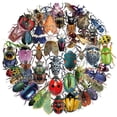 thumbnail image 2 of Pegatinas de insectos para álbumes de recortes, 50 unidades, realistas, resistentes al agua, 2 of 2