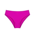 thumbnail image 3 of CHICTRY Kids Girls Solid Color Swim Triangle Briefs Gymnastics Dance Bikini Bottoms Hot Pink 16, 3 of 5