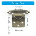 thumbnail image 5 of 4Pcs Self Closing Cabinet Hinges Kitchen Cabinet Hinges Furniture Hardware, 5 of 11