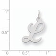 thumbnail image 2 of 925 Sterling Silver Dainty Letter L Initial Name Monogram Necklace Charm Pendant, 2 of 6