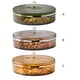 thumbnail image 5 of Inteprter Bandeja para platos de frutas, almacenamiento práctico multiusos con elegante caja fuerte para frutas, fácil de limpiar Organizadores de utensilios de cocina gris, 5 of 6