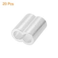 thumbnail image 6 of 20 Pack Aluminum Crimping Loop Sleeve for 3/16" Diameter Wire Rope, Double Ferrule Aluminum Wire Rope Sleeve, 6 of 6