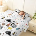 thumbnail image 3 of Catabedysis Music Camping Twin Comforter Sets,Tent Guitar Pattern Bedding Set For Boys,Multicolor,Polkadot Reversible,2pcs,1 Comforter and 1 Pillowcase, 3 of 7