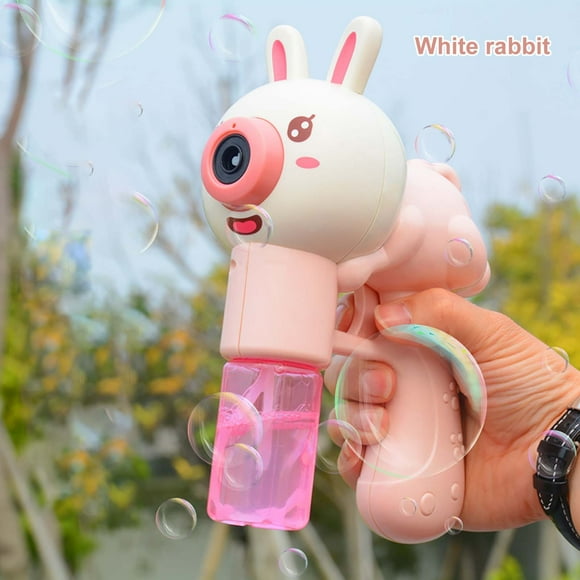 EGNMCR Bubble Machine Funny Cute Pet Bubble Electromechanical Lamp Music Bubble Toy 70ML Bubble Machine Birthday Gifts for Kids